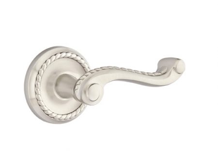 EMTEK STUTTGART LEVER WITH SQUARE ROSETTE DUMMY SATIN BRASS (US4) 5050 -  Doors Los Angeles