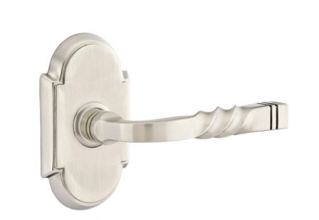 Emtek Helios Lever Handle with Square Rosette