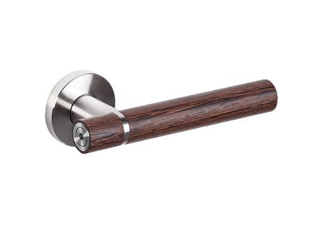 Emtek Marble Grip TBar Lever Handle with Wilshire rosette